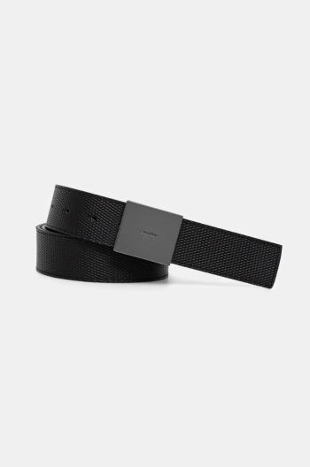 Kožený opasok Calvin Klein pánsky, čierna farba, K50K512658