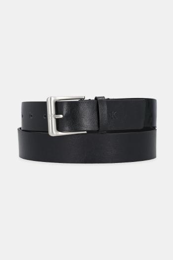 Kožený opasok Calvin Klein čierna farba, LV04G7027G