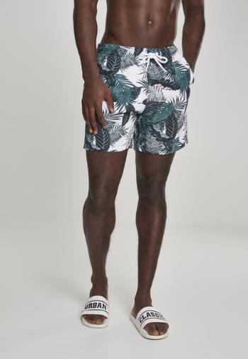 Urban Classics Pattern?Swim Shorts palm leaves - 4XL