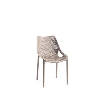 ROJAPLAST Stolička záhradná BILROS, taupe (5604916039922)