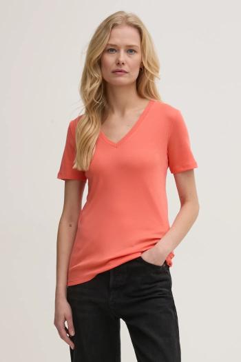 Bavlnené tričko United Colors of Benetton dámske, ružová farba, 3GA2E4230