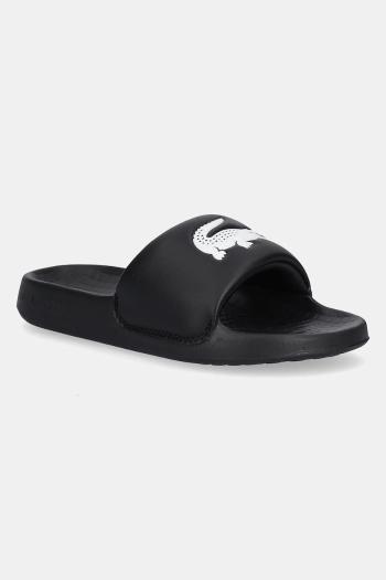 Detské šľapky Lacoste čierna farba, 47CUJ0002