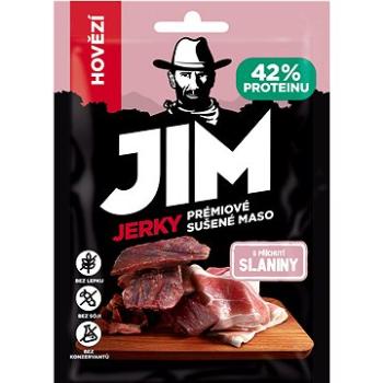 JIM JERKY hovädzie s príchuťou slaniny 23 g (8595229921530)