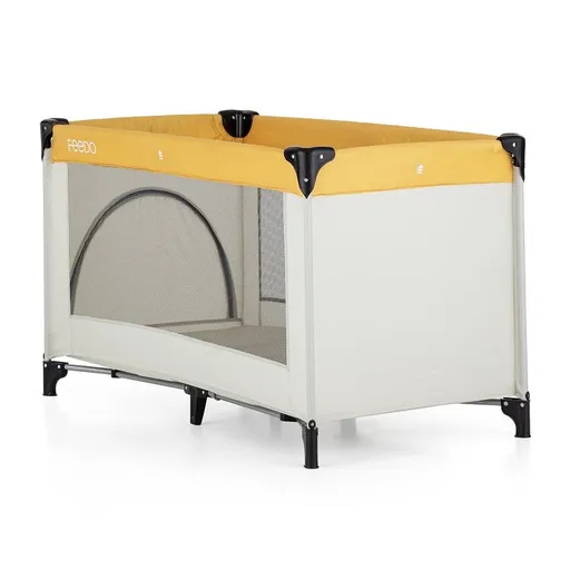 FEEDO Postieľka cestovná Mustard Beige