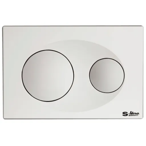 Ovládacie tlačidlo S-Line plast biela mat P40-0130