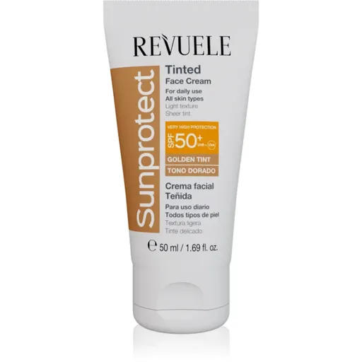 Revuele Sunprotect Tinted Face Cream tónovací ochranný krém SPF 50+ odtieň Golden Tint 50 ml