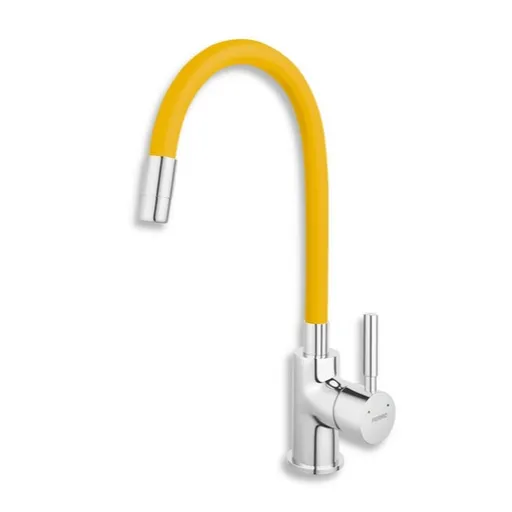 Drezová batéria Novaservis so silikónovým ramienkom žltá 70710,0ZL