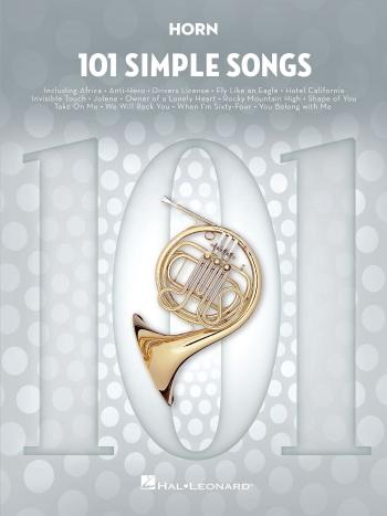 Hal Leonard 101 Simple Songs for Horn Noty