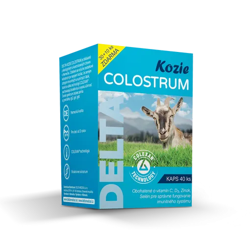 DELTA COLOSTRUM Kozie 30 + 10 kapsúl ZADARMO