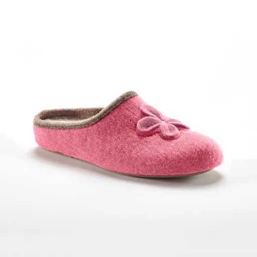 Papuče s aplikáciou kvetiny, veľmi pohodlné