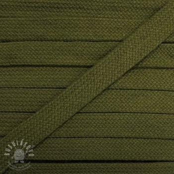 Bavlnená šnůra plochá 13 mm camo green