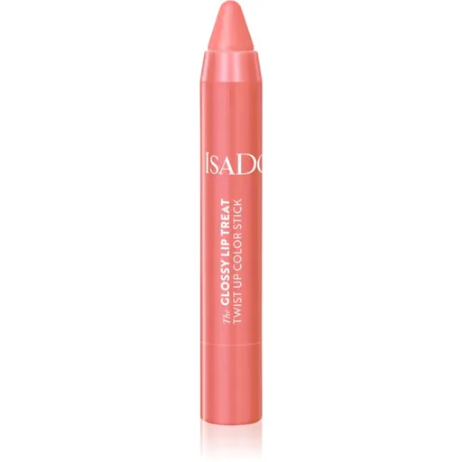IsaDora Glossy Lip Treat Twist Up Color hydratačný rúž odtieň 09 Beach Peach 3,3 g
