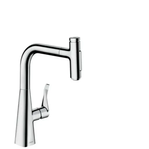 Hansgrohe Metris drezová batéria s vyťahovacou spŕškou, 2 prúdy chróm 73817000