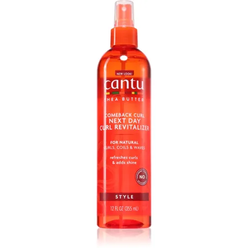 CANTU Shea Butter Curl Next Day sprej pre nedbalé plážové vlny 355 ml