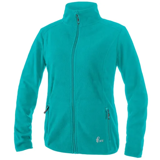 Canis (CXS) Dámska fleecová mikina GRANBY LADY - Tyrkysovo zelená | S