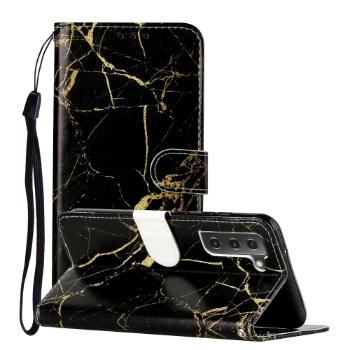 ART Peňaženkový kryt pre Samsung Galaxy S21 FE 5G GOLD MARBLE