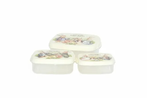 MAKRO - Sada dóz zajaci 3ks, 600ml, 380ml, 200ml