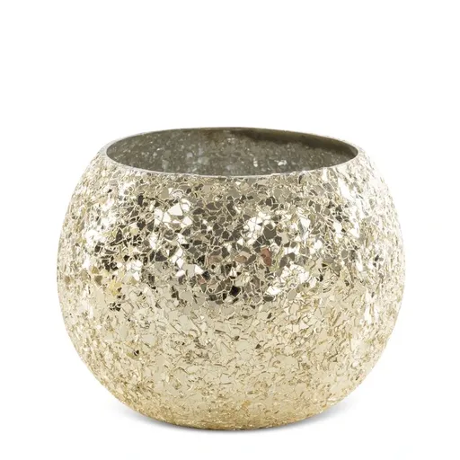 ArtFir Svietnik MELIA 04 | zlatá 14 x 10 cm