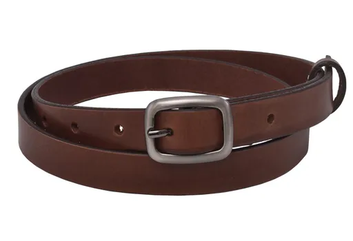 Kožený dámsky opasok 722-20-32 hnedý pracka Jolana