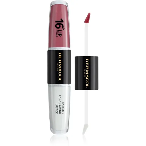 Dermacol 16H Lip Colour dlhotrvajúci rúž a lesk na pery odtieň 13 2x4 ml