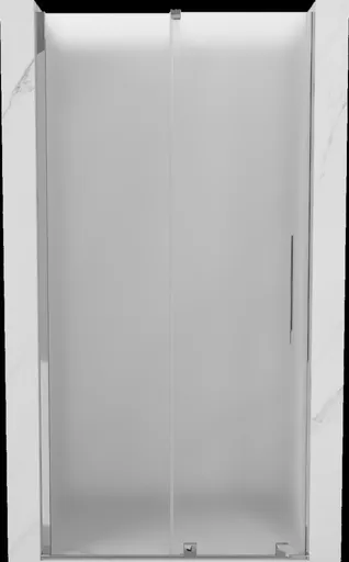 MEXEN/S - Velár posuvné sprchové dvere 100, dekor, chróm 871-100-000-31-01