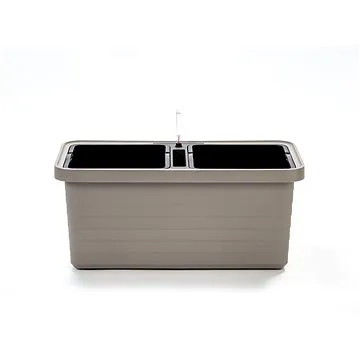 Plastia Samozavlažovací kvetináč Berberis DUO, Taupe (1909728007)