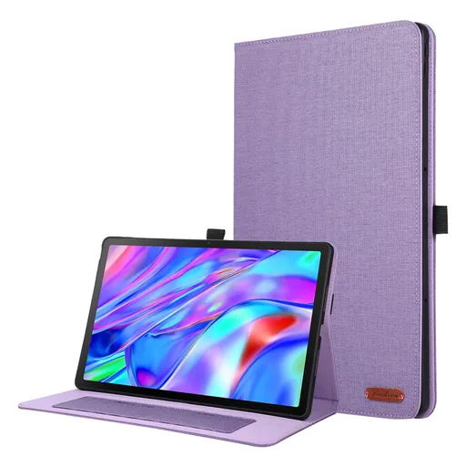 FABRIC Zaklápací obal pre Lenovo Idea Tab Plus / Tab K12 fialový