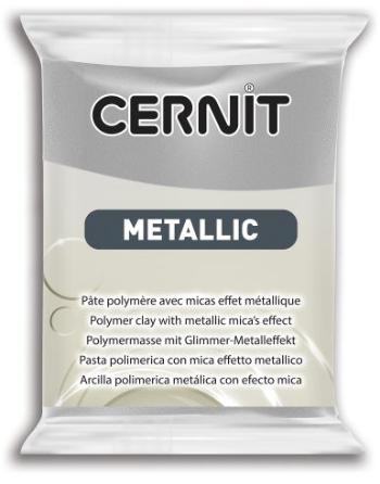 CERNIT METALLIC - Modelovacia hmota s metalickým efektom 870056080 - striebro 56 g