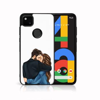 MY ART Silikónový obal Google Pixel 4a COUPLE (117)