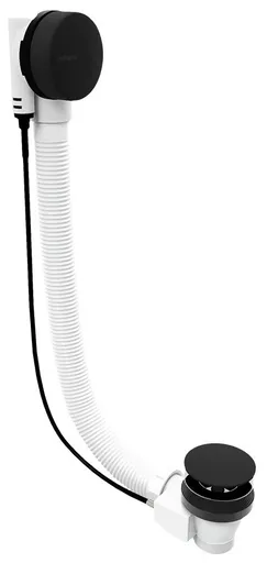 POLYSAN - Vaňová súprava s bovdenom, dĺžka 1200, zátka 72, čierna mat 71856.21