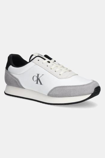 Tenisky Calvin Klein Jeans RETRO RUNNER ICONIC SNK šedá farba, YM0YM01119