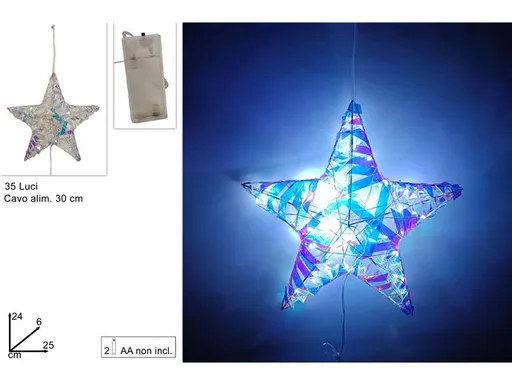 MAKRO - Hviezda vianočná LED