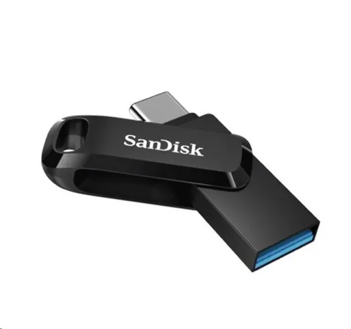 SanDisk Flash Disk 256GB Ultra Dual Drive Go, USB-C 3.2, Čierna