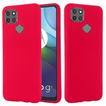 RUBBER Gumený kryt Motorola Moto G9 Power  červený