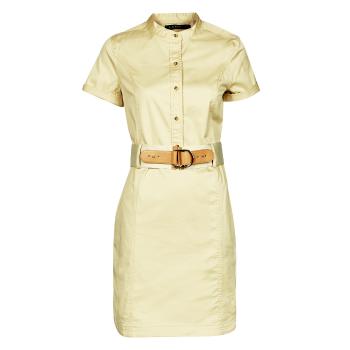 Lauren Ralph Lauren  HILSHEN-SHORT SLEEVE-DAY DRESS  Krátke šaty Béžová