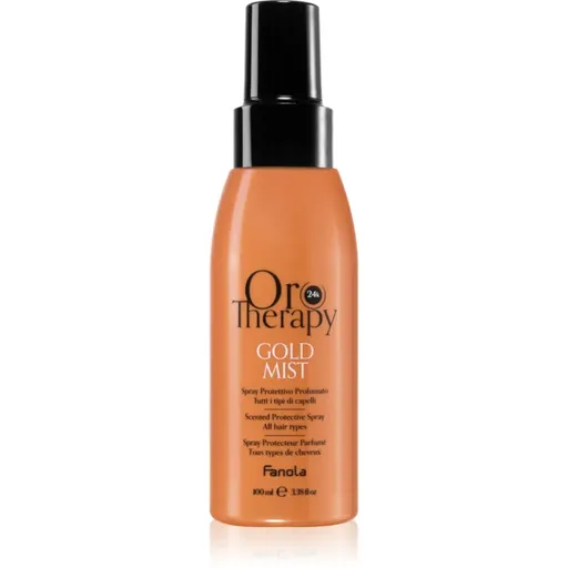 Fanola Oro Therapy Gold Mist stylingový ochranný sprej na vlasy s 24karátovým zlatom 100 ml
