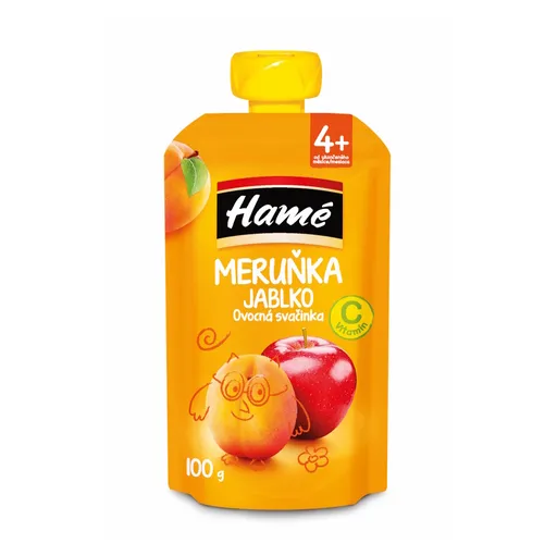 HAMÉ Ovocná desiata marhuľa a jablko 100 g