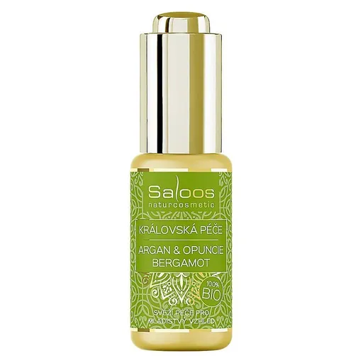 SALOOS Kráľovská starostlivosť Argan&Opuncie - Bergamot BIO 20 ml