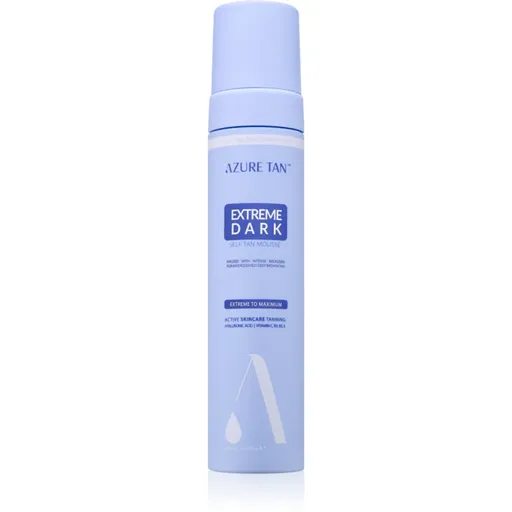 Azure Tan Violet Base samoopaľovacia pena na telo odtieň Extreme Dark 200 ml