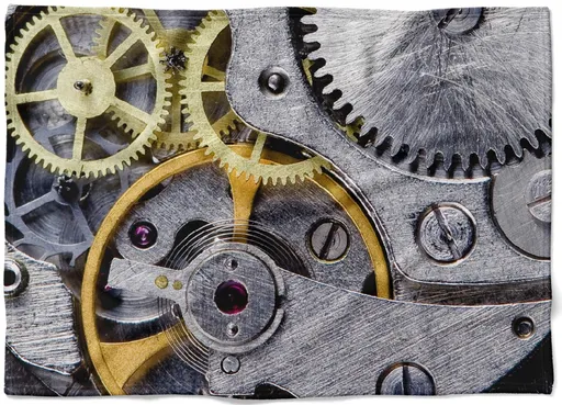 Deka Hodinový strojček (Rozmer: 150 x 120 cm, Podšitie baránkom: NE)