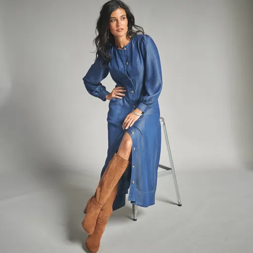 Dlhé šaty na zapínanie