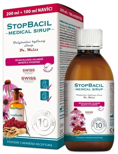 Dr. Weiss Stopbacil sirup 200+100 ml