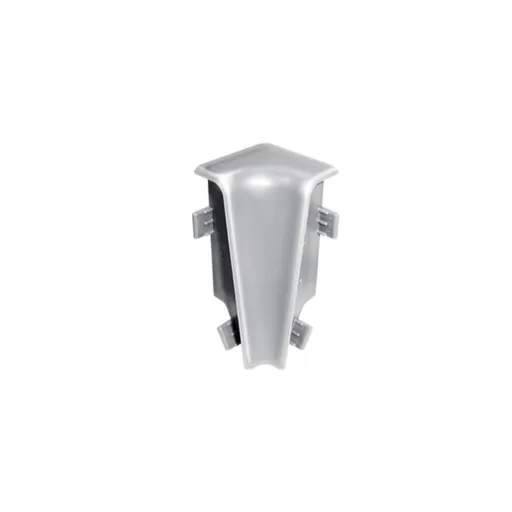Roh k soklu Naturel strieborná, PVC, dĺžka 2 cm, IROHS