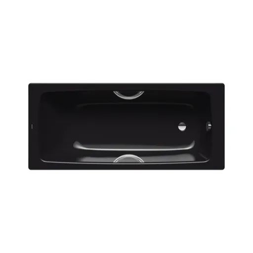 Kaldewei Cayono Star obdĺžniková vaňa 150x70 cm smaltovaná oceľ ľavá aj pravá black 275334010701