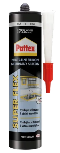 PATTEX - Neutrálny silikón biela 0,28 L