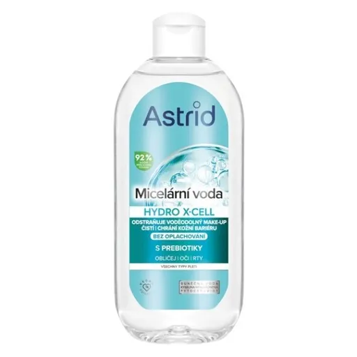 ASTRID Hydro X-Cell Micelárna voda s prebiotikami pre všetky typy pleti 400 ml