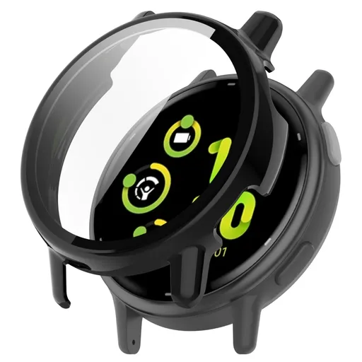 PC FULL COVER Plastový kryt so sklom pre Garmin Vivoactive 5 čierny