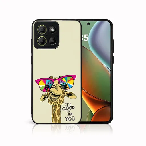 MY ART Ochranný kryt pre Motorola Moto G15 / Moto G15 Power GIRAFFE (180)