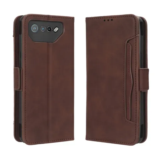 SLOT Peňaženkový obal pre Asus ROG Phone 7 hnedý