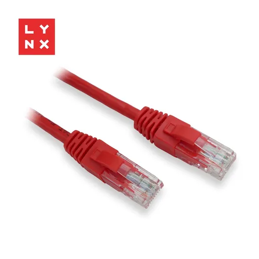 LYNX UTP patch kábel Cat5e, PVC, CCA, 2m, červený